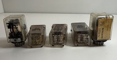 Potter & Brumfield mixed lot 5x Relays KRPA11AG, KRP14AN, KAP11AY, Eagle Singnal
