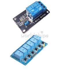 5V 1/6 Channel Relay Board Module Optocoupler LED for Arduino PiC ARM AVRC New