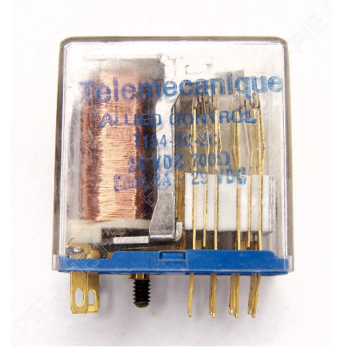 24VDC, 2A, 700 Ohm 4PDT (4 Form C) Relay by Allied Controls (T154-2C-2C)
