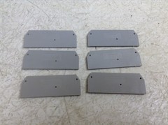 Wago 281 Gray Wire Terminal End Cap Grey Lot of 6