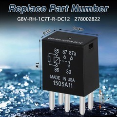 2PCS Main Harness 30Amp Relays 5Pins 12V Compatible with 2008+ Sea-Doo GTI GT…