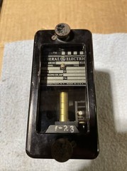 Vintage GE Adjustable Trip Relay GE Model 12PJC11A3 Type PJC Adj. 2-8 Amps