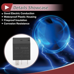 5 Pin Automotive Relay 12V 20A/30A for Volvo V70 AC Clutch Power Relay