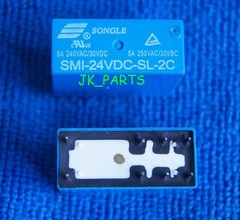 2pcs ORIGINAL SMI-05VDC-SL-2C 5VDC SONGLE Relay 8Pins