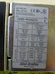 Allen-Bradley DC Relay , 700DC-PK400Z24
