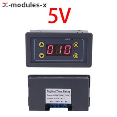 DC5/12/24V AC110-220V Delay Time Relay Module Timing Delay Cycle Switch Timer