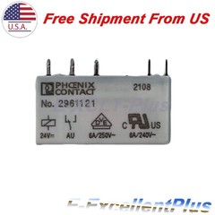 25PCS For Phoenix 2961121 Contact Single Miniature Power Relay 24VDC 250VAC 5Pin