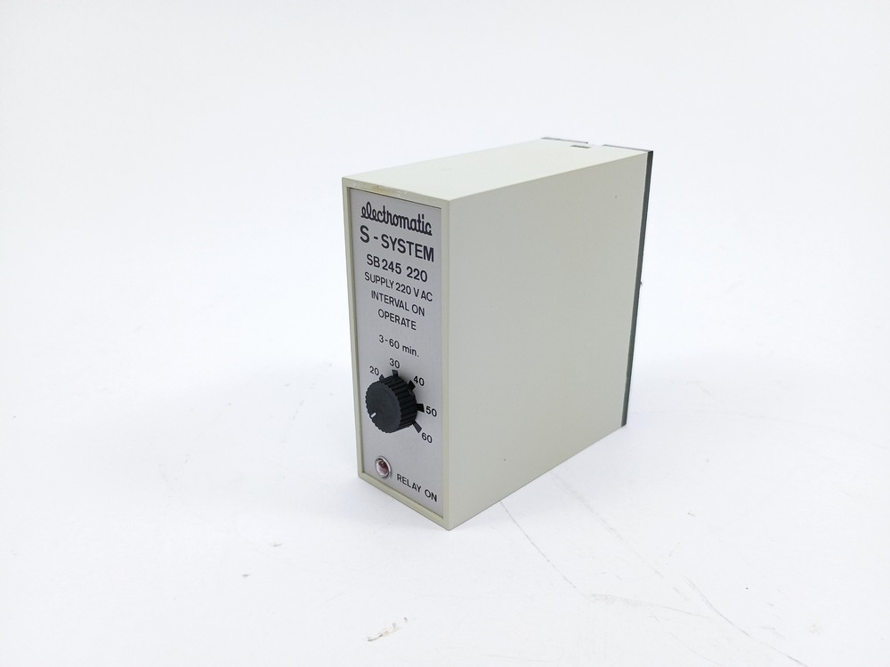 Electromatic SB245220 / SB 245 220 Interval on Operate 3-60 min.