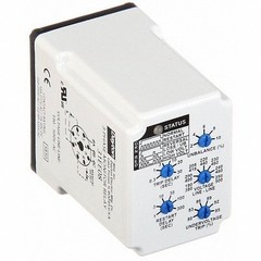 Dayton 31EE08 3-Phase Monitor Relay SPDT 8-pin Socket Base 190-500V 10A