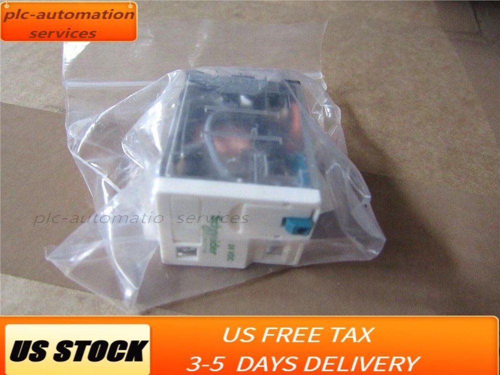 RXM2AB2BD Schneider PCB Mount 24V dc Coil DPDT 250VAC 12A Contacts US Free TAX