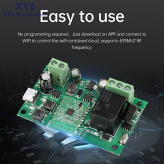 eWeLink DC7-32V/AC220V 1CH Pro Self-Locking Smart WIFI Bluetooth Relay Module