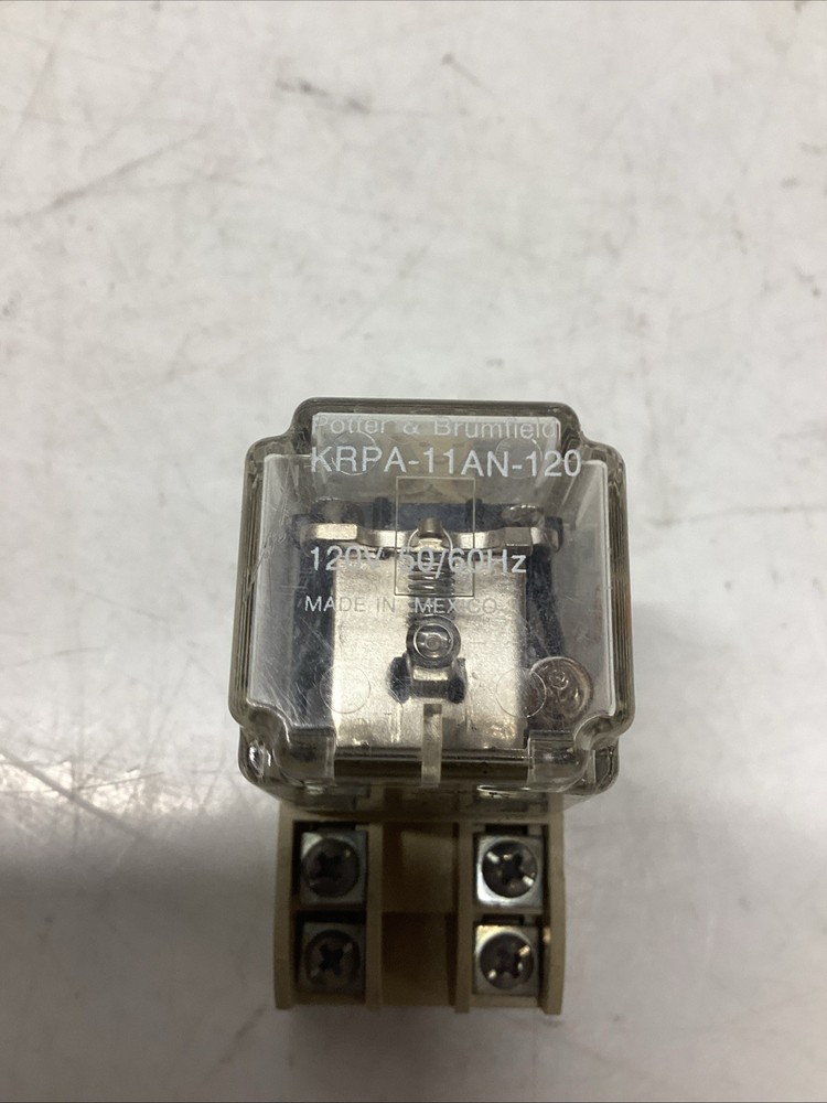 Potter & Brumfield KRPA-11AN-120 Relay w/Electromatica S408 Base V-359