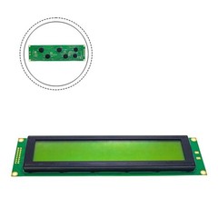 Parallel Interface 40×04 LCD Module 5V Operating Voltage ABS Yellow Housing