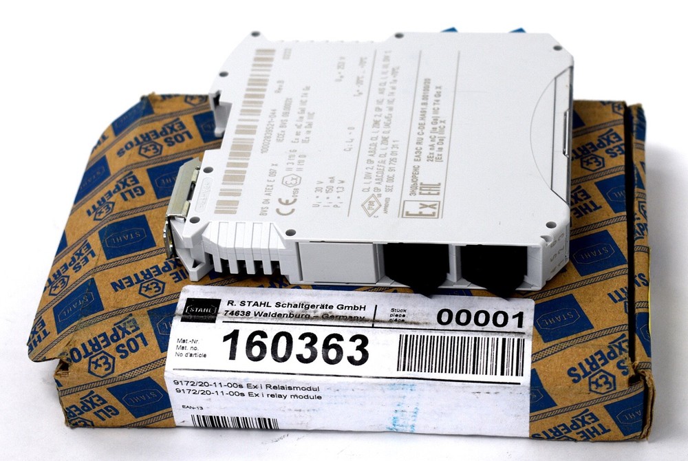 Stahl 160363 9172/20-11-00 Ex Relay Module New