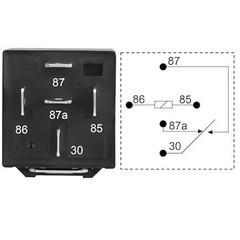 6 Pack Car Relay, 12V 40A, 5 Pins SPDT, Automotive Switches and Starters, Waterp