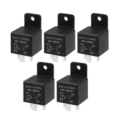 5 Pcs Car Relay 4 Pin 24V 40Amp Model JD2912 40A 28VDC Automotive Relay Switches