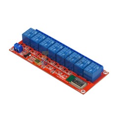 8 Channel Bluetooth Relay Module Bluetooth Mobile Phone Remote Control 5V /12V