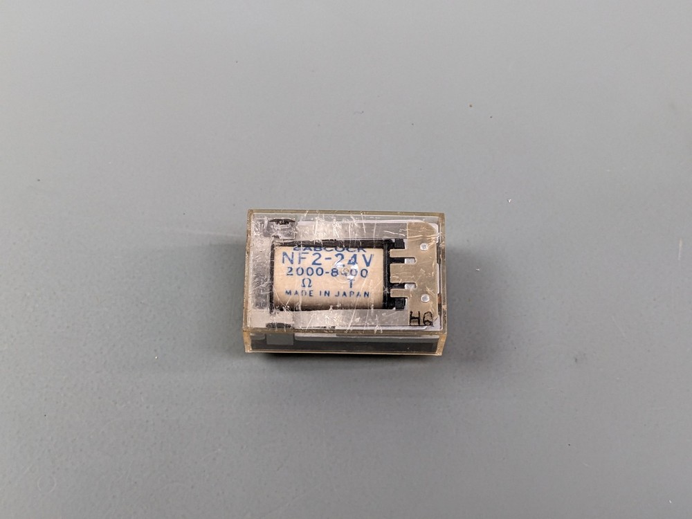 (5) Babcock NF2-24V Relays, SOLDER PULLS, 24V 2A