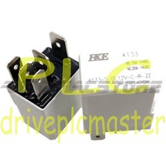 2PCS HKE 4133-S-DC12V-C-R-ZZ 12VDC Power Relay 5Pins White NEW