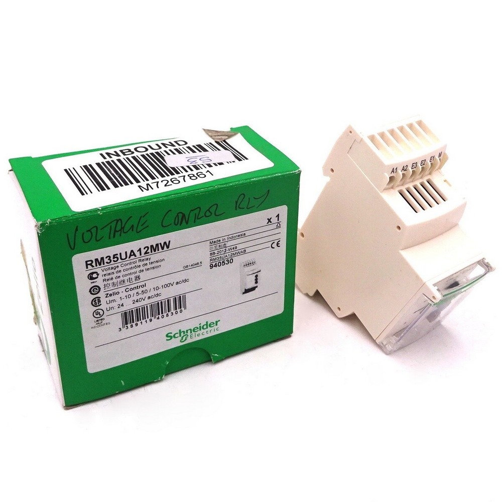 Voltage Relay RM35UA12MW Schneider 24-240VAC/DC