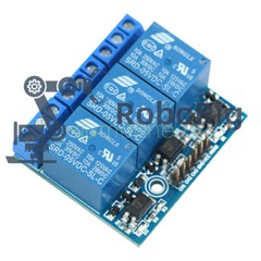 DC 3.3V 5V 3-Channel Relay Module With Optocoupler Isolation Compatible Signal