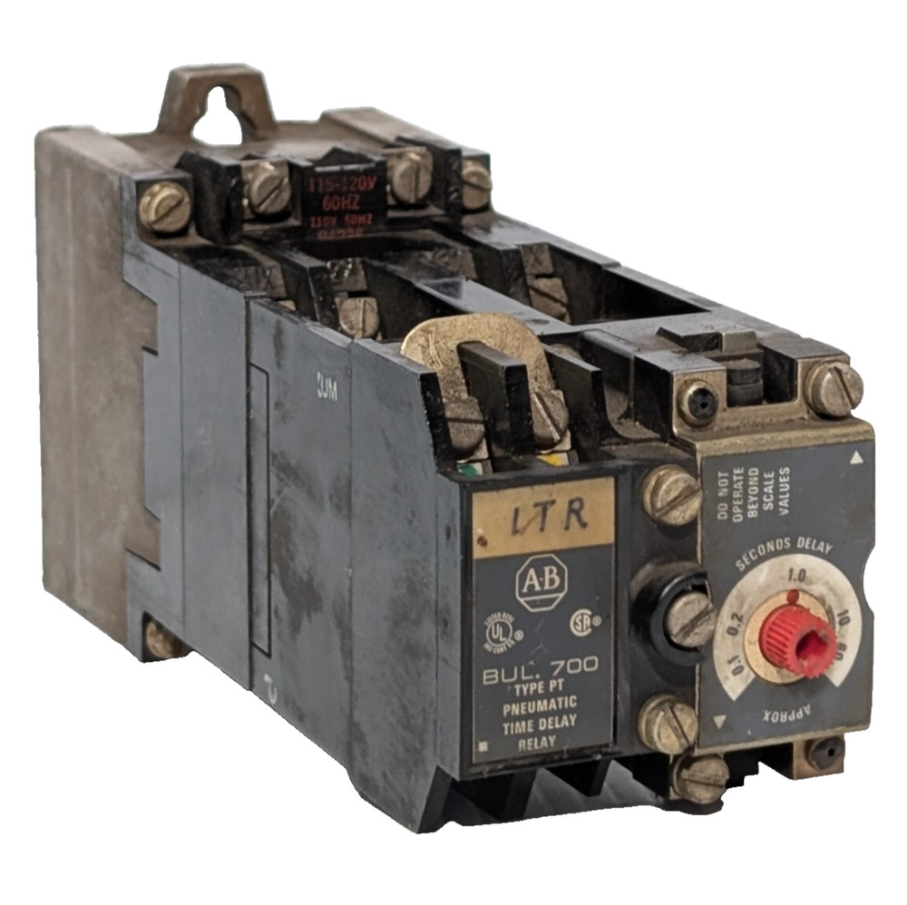 Allen Bradley 700-PT400A1 Convertible Contact Control Relay w/ 700-PT Time Delay