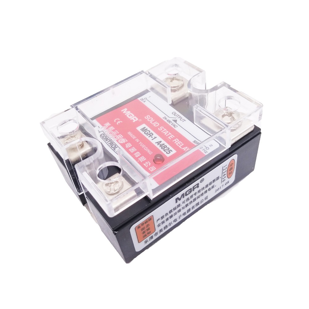 25A Semiconductor Relay SSR AC-AC Input 70-280V AC Load 240-480V​AC A4825-