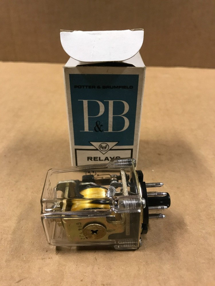 NOS Vintage Potter & Brumfield Relay, Type 302, KRP11DG