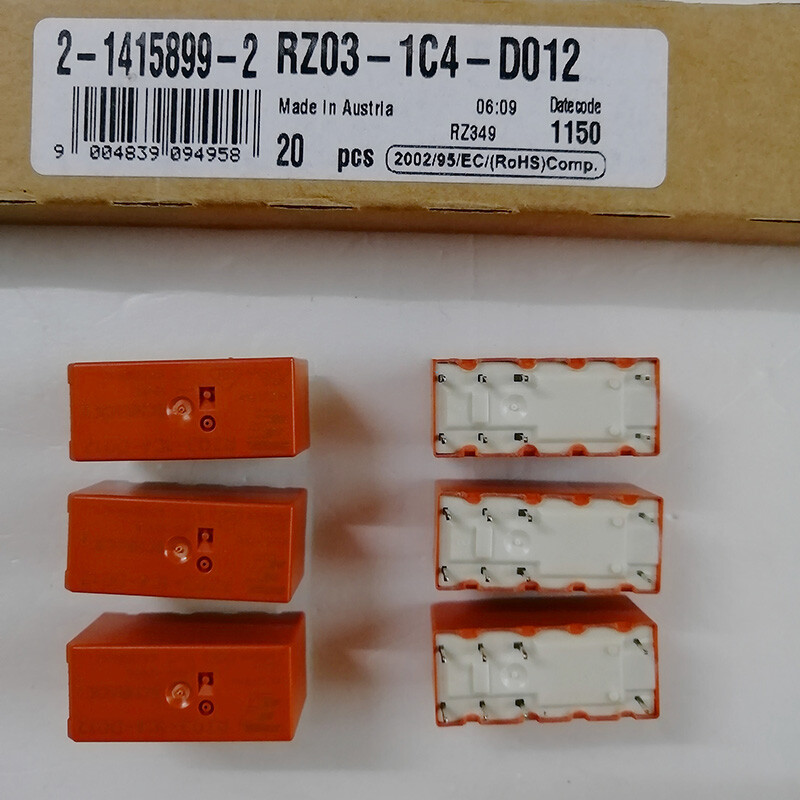 1Pc TE RZ03-1C4-D012 PCB Power Relay 12VDC 8 Pins