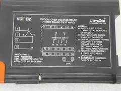 MINILEC VCF D2 UNDER OVER VOLTAGE RELAY THERR PHASE 415VAC FAST SHIPPING