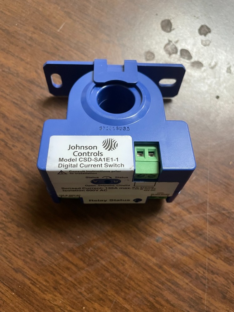 JOHNSON CONTROLS CSD-SA1E1-1 DIGITAL CURRENT SWITCH