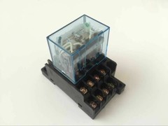 2sets Power Relay LY4NJ 12V 24V 110V 220V Mini Relay 4PDT 14Pin 10A HH64P w Base
