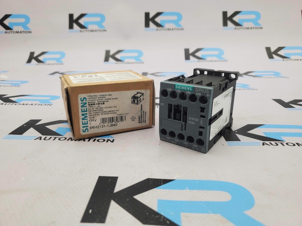 Siemens 3RH2131-1JB40 Contactor Relay 17-30V AC-15 10A