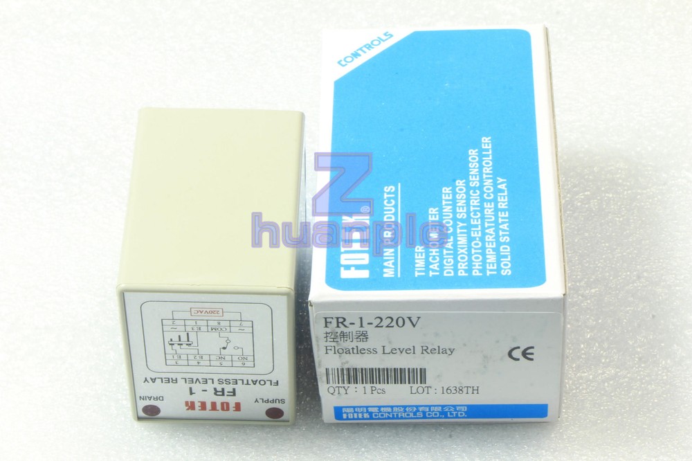 one New FOTEK Floatless Level Relay FR-1-220V