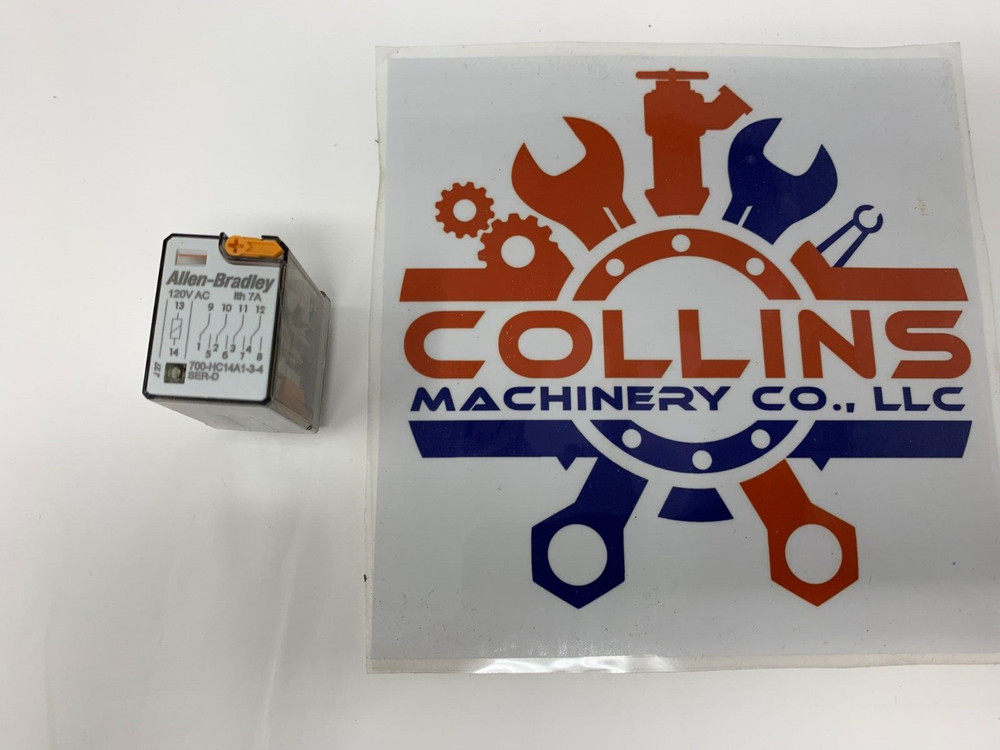 Allen-Bradley 700-HC14A1-3-4 4P 4 PDT 7A 14-Blade 120VAC Relay