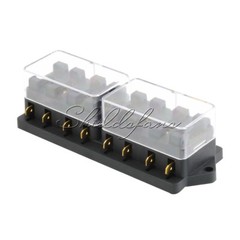 8 Way Circuit Car Boat Auto Automotive Blade Fuse Box Block Holder ATC ATO