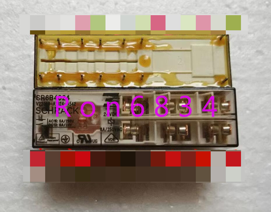 1pc used Tyco SR6B4024 V23050-A1024-A542 24VDC relay