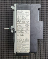 SPRECHER & SCHUH CT4-9.0 OVERLOAD RELAY 7.5-9AMP 14-10AWG 500V 40AMP FUSE FOR CT