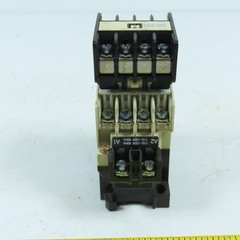 Mitsubishi SR-N4 Power Contactor Relay 120V Coil W/ UN-AX4 Aux Block