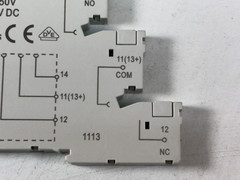 Relay Slim + Socket/Base (5VDC COIL) DIN-Rail 1-Pole 6A NO/NC Omega/Altech HF41F