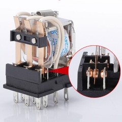 11Pin 5A DC12V/AC220V/DC24V Mini Electromagnetic Universal Purpose Relay Durable