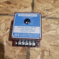 202C3261 ITE Ground Shield Ground Relay Type GR 120VAC Time Curve Type “D”