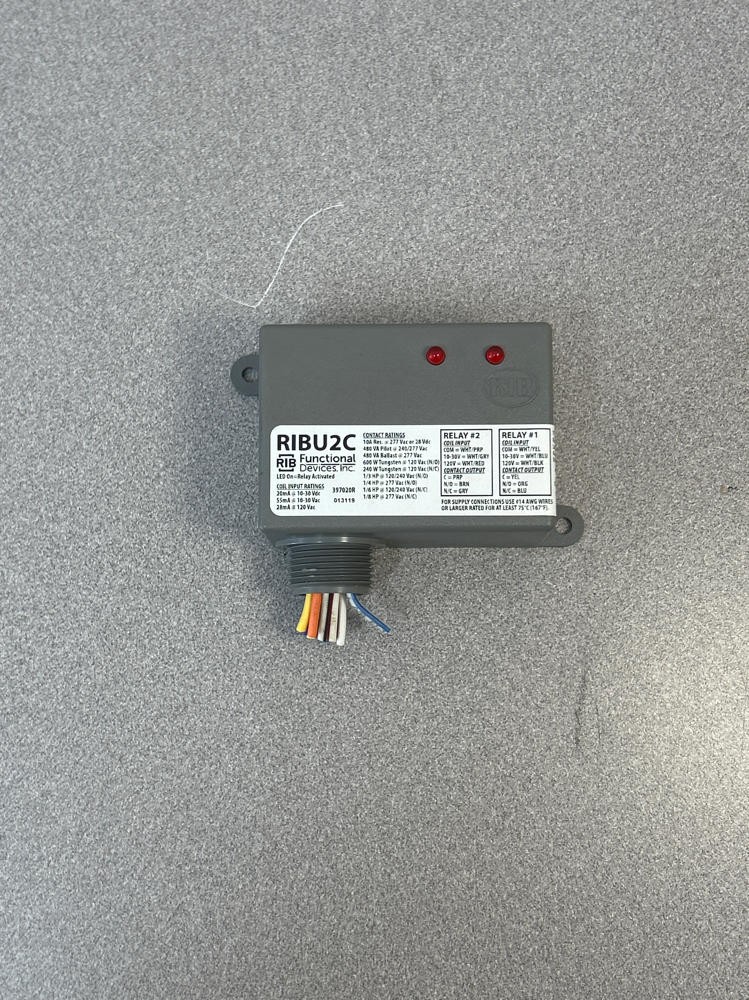 RIB Functional Devices RIBU2C Enclosed Multi-Voltage Relay