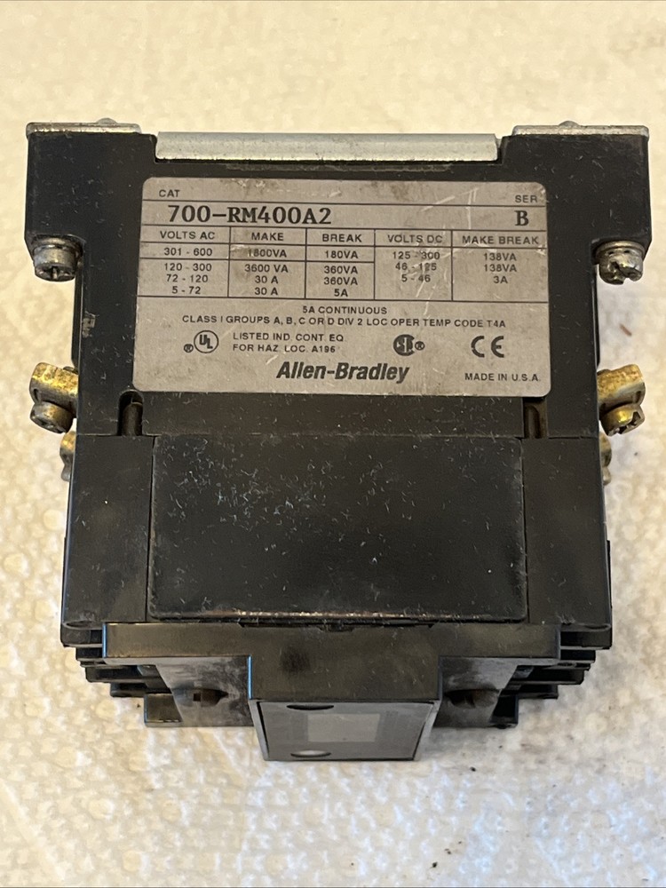Allen-Bradley Magnetic Latching Relay 700-RM400A2 series B