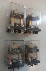 Lot of 4 POTTER & BRUMFIELD KUP-11D15-24 RELAYS 3541, 24VDC, 10A. 120VAC Good