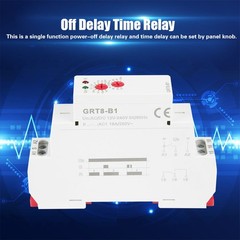 Hot Cycle Timer Cycle Timer Relay GRT8-B1 Mini Power Off Delay Time Relay DIN