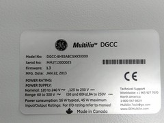 GE Multilin DGCC-EHSSABCGXX3XXXX Voltage Regulator Controller Power Tested AS-IS