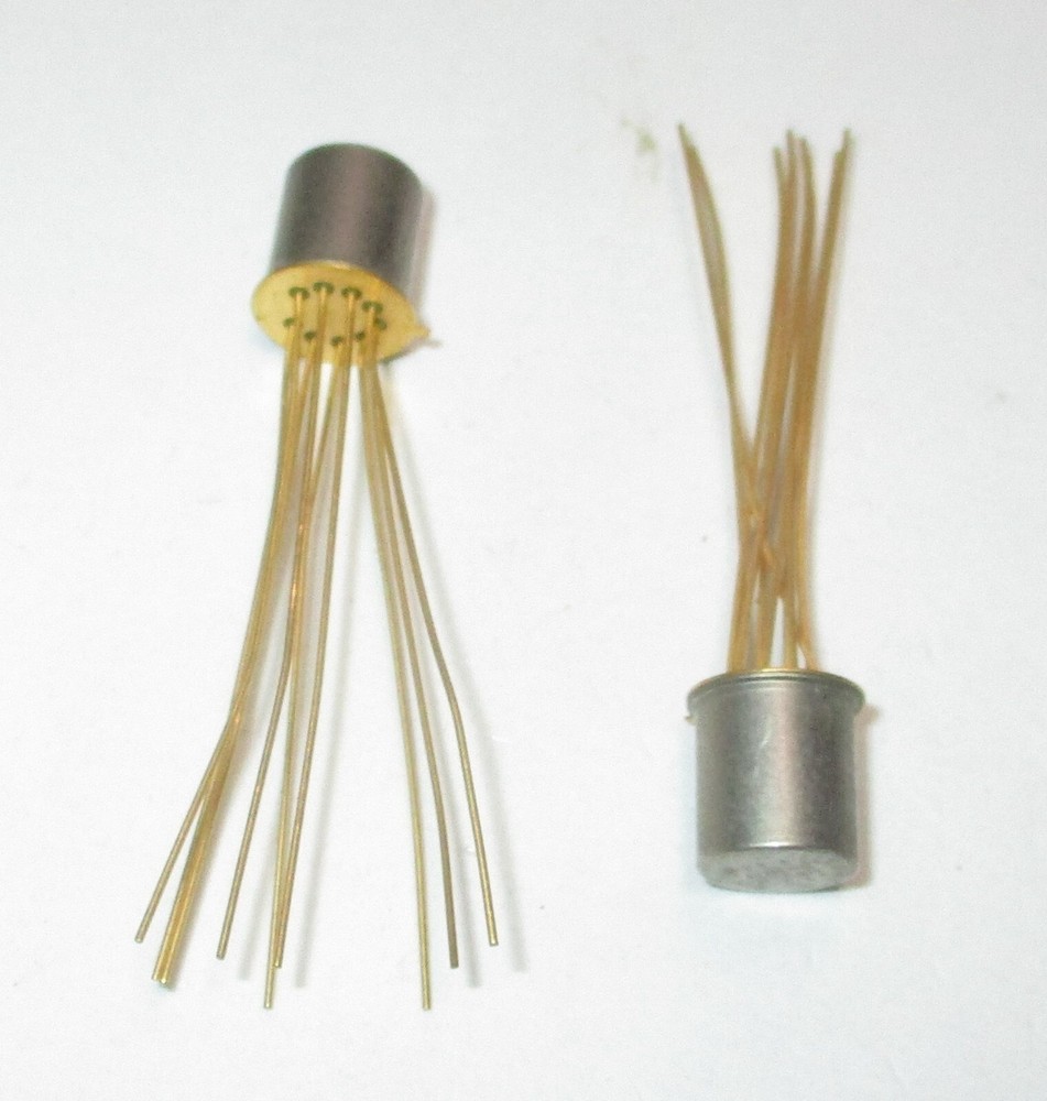 Teledyne 7552058N 432T-2G 9 Lead Relay Gold Leads 2 Pcs. NOS