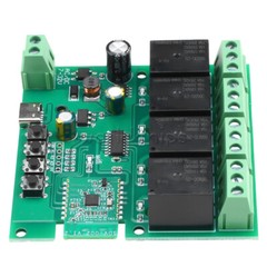 Ewelink AC DC7-32V 2/3/4CH Intelligent Bluetooth WIFI Relay Switch Module Type-C