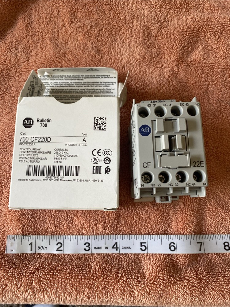 Allen Bradley AB Control Relay 700-CF220D New